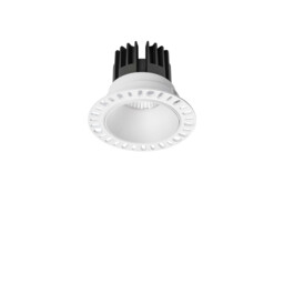 Game Integrated LED Trimless Round Recessed Downlight White 1100Lm 3000K