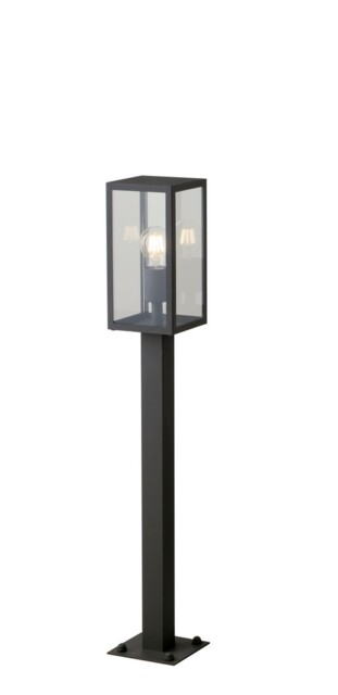 Mirage Outdoor Bollard Lantern, Anthracite, IP44, E27