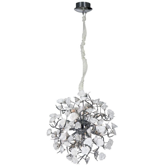 Rosaluci Pendant Ceiling Light Chrome White