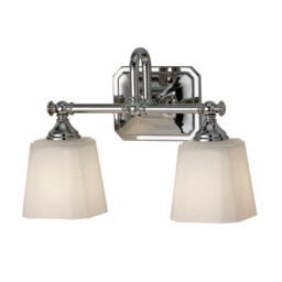 Concord 2 Light Bathroom Over Mirror Light Polished Chrome IP44, G9