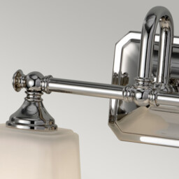 Concord 2 Light Bathroom Over Mirror Light Polished Chrome IP44, G9 - thumbnail 3
