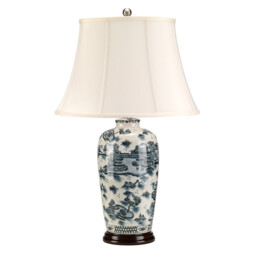 Blue Trad Wp 1 Light Table Lamp Blue, E27 - thumbnail 2