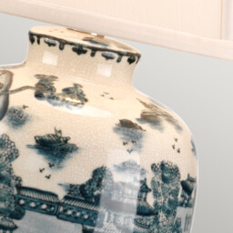 Blue Trad Wp 1 Light Table Lamp Blue, E27 - thumbnail 5