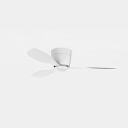 Bora 124cm Ceiling Fan White, Sandblasted LED 18W CCT 2700-4000-6000K On-Off - thumbnail 1