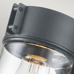 Portofino Outdoor Wall Lamp, Grey IP44 - thumbnail 2