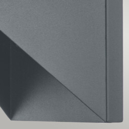 Portofino Outdoor Wall Lamp, Grey IP44 - thumbnail 3
