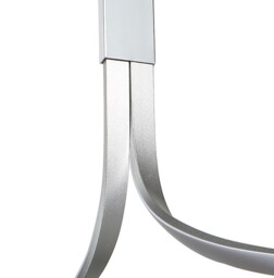 Nur Semi Flush Ceiling 50W LED 3000K, 3900lm, Dimmable Silver, Frosted Acrylic, Polished Chrome - thumbnail 5