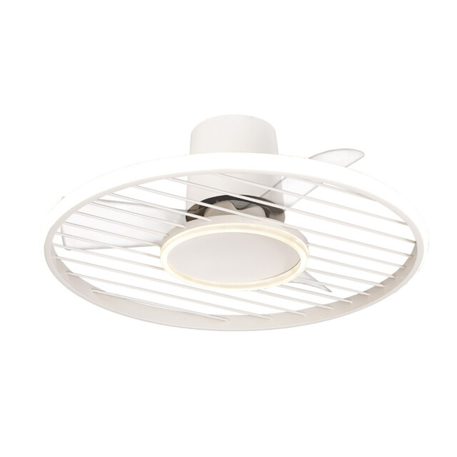 Soho 45W LED Dimmable Ceiling Light With Built-In 30W DC Fan, 2700-5000K Remote & APP Control, 3150lm, White, 5yrs Warranty - image 1