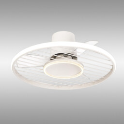 Soho 45W LED Dimmable Ceiling Light With Built-In 30W DC Fan, 2700-5000K Remote & APP Control, 3150lm, White, 5yrs Warranty - thumbnail 2