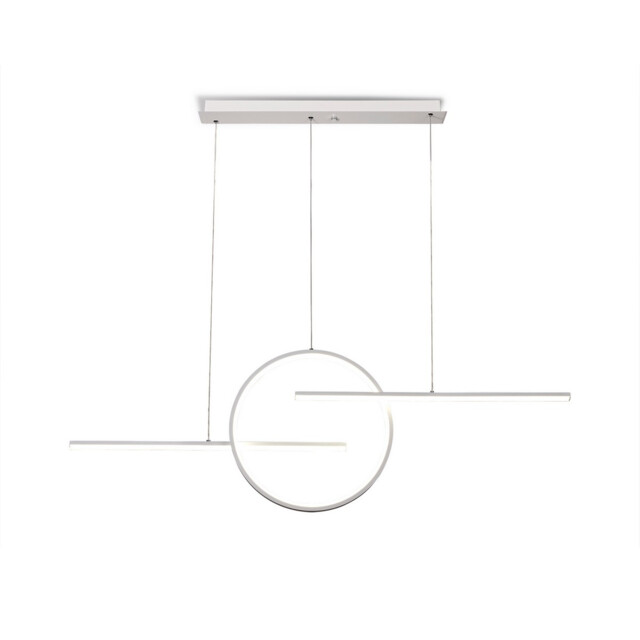 Kitesurf Centre Loop Linear Pendant, 50W LED, 3000K, 4000lm, White, 3yrs Warranty - image 1