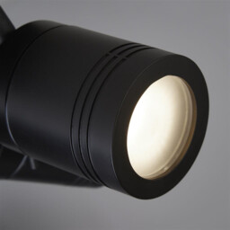 Samson 3 Light IP44 Bathroom Spot Plate, Matt Black IP44 - thumbnail 3