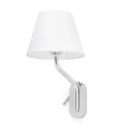 Eterna Reading Light Wall Light Chrome, E27