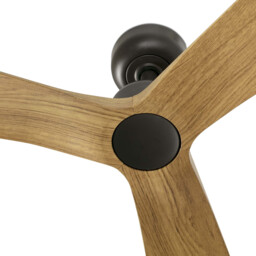 Outwood 150cm Smart Ceiling Fan Dark Brown, Light Oak Blades, IP44 - thumbnail 5