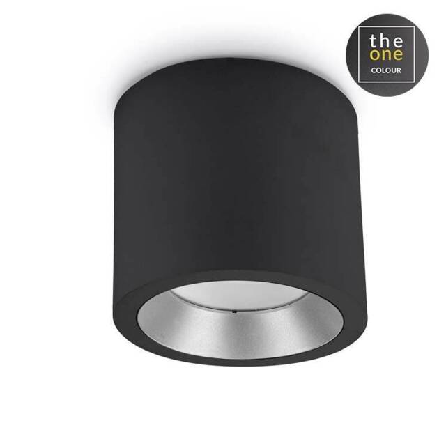 Cosmos LED Large Outdoor Surface Mounted Spotlight Urban Grey IP65 - Special Offer