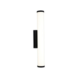Glen Wall Lamp Large, 12W LED, 4000K, 848lm, IP44, Sand Black - thumbnail 1