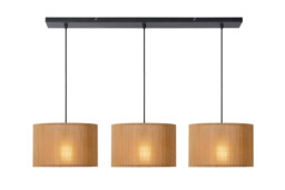 Magius Scandinavian Bar Pendant Light - 3xE27 - Light Wood - thumbnail 1
