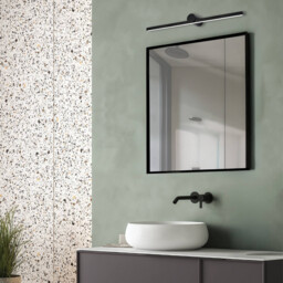 Selvia 81cm Bathroom Over Mirror Light Sandy Black LED 3000K IP54 - thumbnail 2