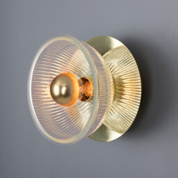Eclipse Wall Light, Polished Brass - thumbnail 1