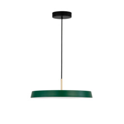Vetro Integrated LED Pendant Ceiling Light Matt Green Aluminium LED 41W 2693Lm 3000K - thumbnail 1