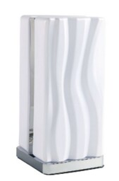 Arena Table Lamp 8W LED White IP20 3000K, 1080lm, Polished Chrome, White Acrylic