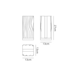 Arena Table Lamp 8W LED White IP20 3000K, 1080lm, Polished Chrome, White Acrylic - thumbnail 2