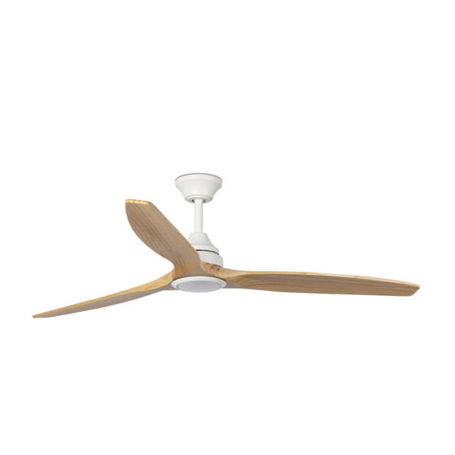 Alo Large White, Wood DC Ceiling Fan Cct 6 Speed - image 1