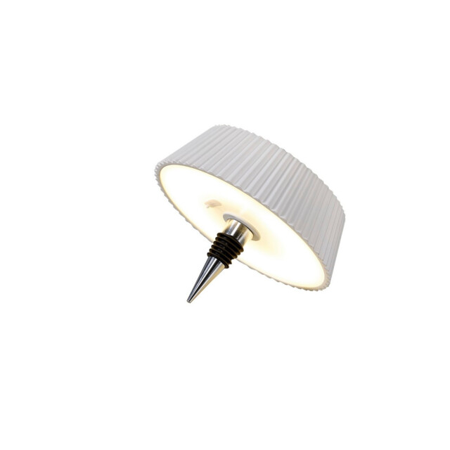 Relax Table Lamp For Bottle, 2W LED, 3000K, 180lm, IP54, USB Charging Cable Included, Touch Dimmable, White, 3yrs Warranty - image 1