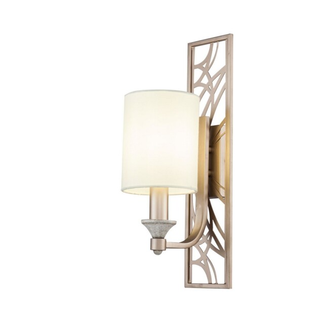 Vittoria Wall Candle Lamp Cream with Gold, 1 Light, E14 - image 1