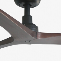 Klim Small Smart Ceiling Fan Black, Walnut Blades - thumbnail 3