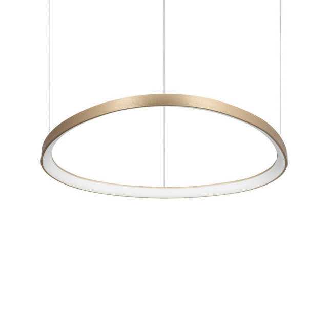 Gemini LED Decorative Integrated Pendant Light Brass, 3000K - image 1