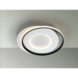 Limbos Integrated Led Semi Flush Light White, Black 4000K 4400Lm - thumbnail 5