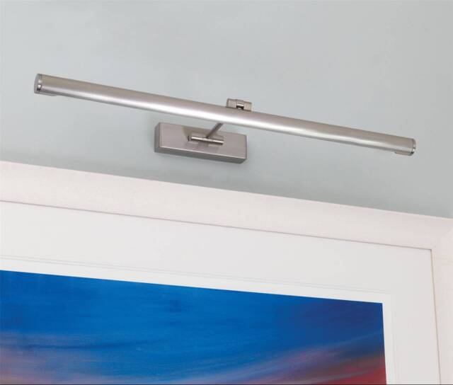Goya LED 1 Light Picture Wall Light Matt Nickel