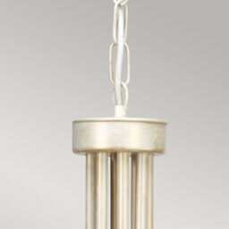 Olivia 8 Light Chandelier Ivory, Gold Finish, E14 - thumbnail 2