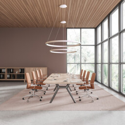 Riumar Ring Pendant 92cm 60W+20W LED, 3 Way Relay, 3000K, 5800lm, White, 3yrs Warranty - thumbnail 3