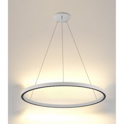 Riumar Ring Pendant 92cm 60W+20W LED, 3 Way Relay, 3000K, 5800lm, White, 3yrs Warranty - thumbnail 2