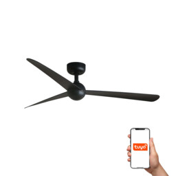 Sfera Medium 3 Blade Ceiling Fan Matt Black Tuya Smart System