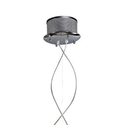 Lexi Pendant 15 Light G4 Polished Chrome/Crystal, NOT LED/CFL Compatible - thumbnail 5