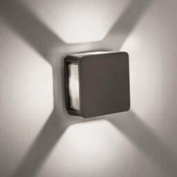 Tervel Outdoor Modern Wall Lamp Graphite LED 3000K IP65 - thumbnail 1