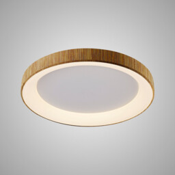Niseko Ring Ceiling 65cm 48W LED, 3000K, 3900lm, Wood, 3yrs Warranty - thumbnail 2