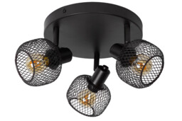 Maren Retro Ceiling Spotlight - Ø 37cm - 3xE14 - Black - thumbnail 2