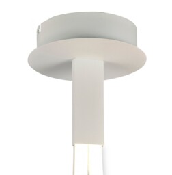 Nur Semi Flush Ceiling 40W LED 3000K, 3200lm, Dimmable White, Frosted Acrylic - thumbnail 3