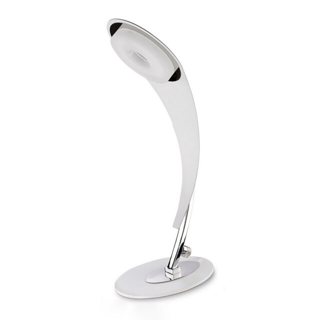 Tess Table Lamp 5W LED 3000K, 450lm, Matt White/Frosted Acrylic/Polished Chrome, 3yrs Warranty - image 1