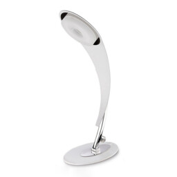 Tess Table Lamp 5W LED 3000K, 450lm, Matt White/Frosted Acrylic/Polished Chrome, 3yrs Warranty