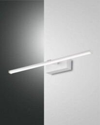 Nala LED Bathroom Over Mirror Light White Glass, IP44
