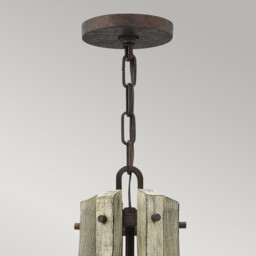 Middlefield 6 Light Chandelier Iron Rust Finish, E14 - thumbnail 2