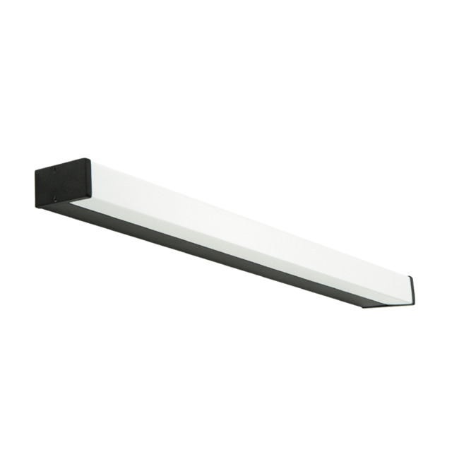 Zambelis 55cm Bathroom Over Mirror Light Black Matt LED 3000K IP44 - image 1