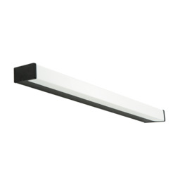 Zambelis 55cm Bathroom Over Mirror Light Black Matt LED 3000K IP44 - thumbnail 1