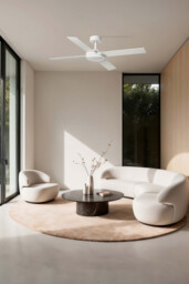 Saint Large Led White DC Ceiling Fan 6 Speed - thumbnail 3