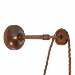 Apoch Wall Light, Antique Brass, Bronze Cage - thumbnail 5