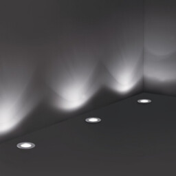 Park 1 Light Medium Round Recessed Spotlight Steel IP65, E27 - thumbnail 2